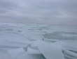Leech Lake Freezing Over Ice Heaves Three 2014 4 x 6